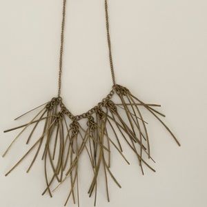 Brass statement necklace